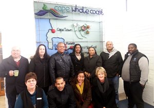 Toerisme verteenwoordigers kuier hier